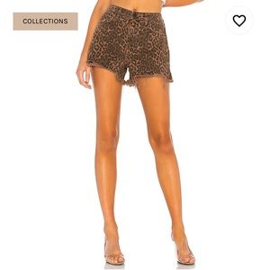 Alexander Wang Leopard Print Shorts